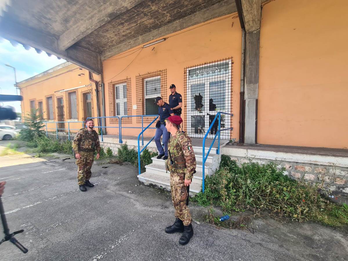 Il luogo della brutale aggressione all'ex scalo ferroviario di Verona Porta Nuova