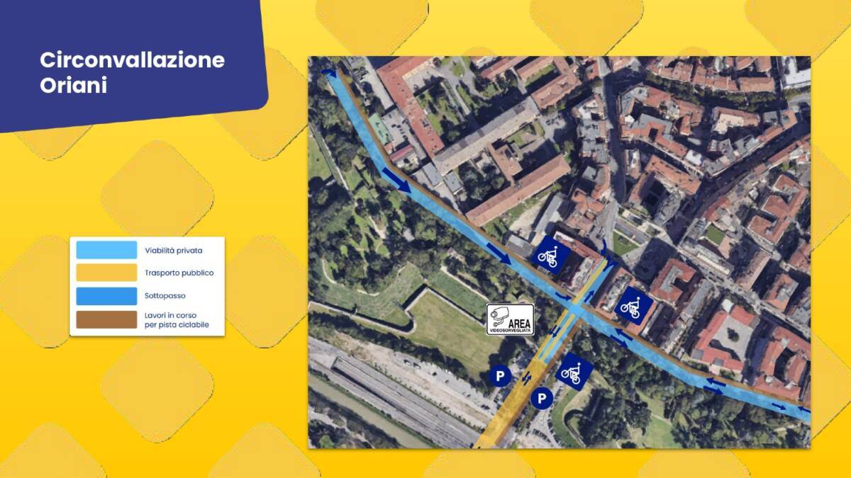 Circonvallazione Oriani, nuova viabilità