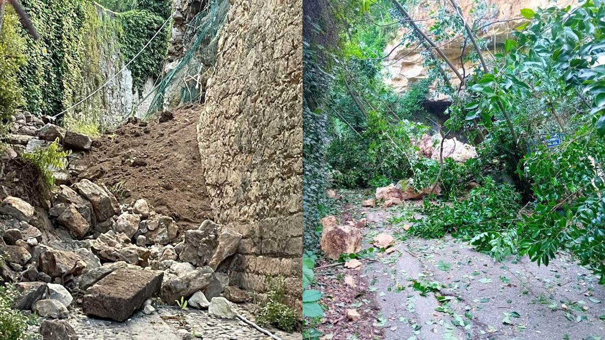 Frana Avesa - via San Leonardo e via del Costolo - 4 giugno 2024