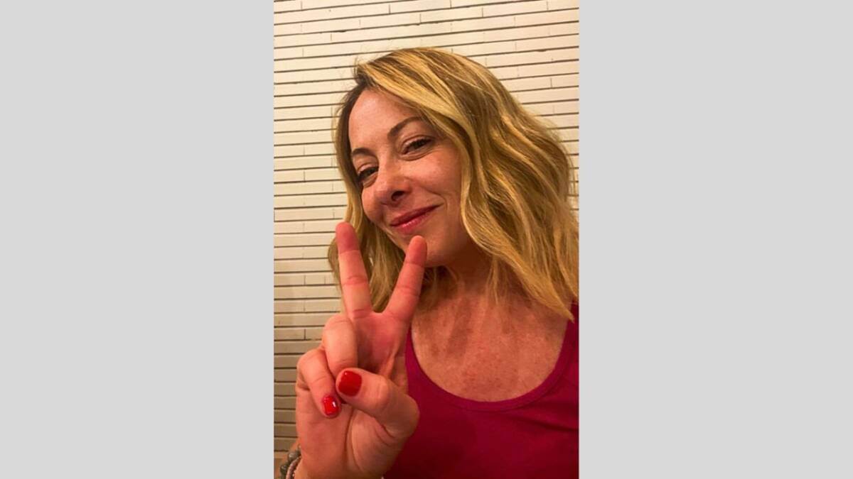 Giorgia Meloni vittoria