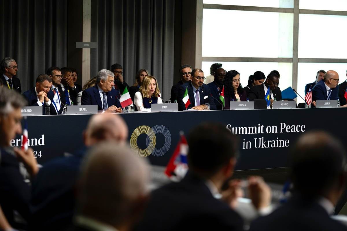 Meloni al Vertice sulla pace in Ucraina a Lucerna (Svizzera)