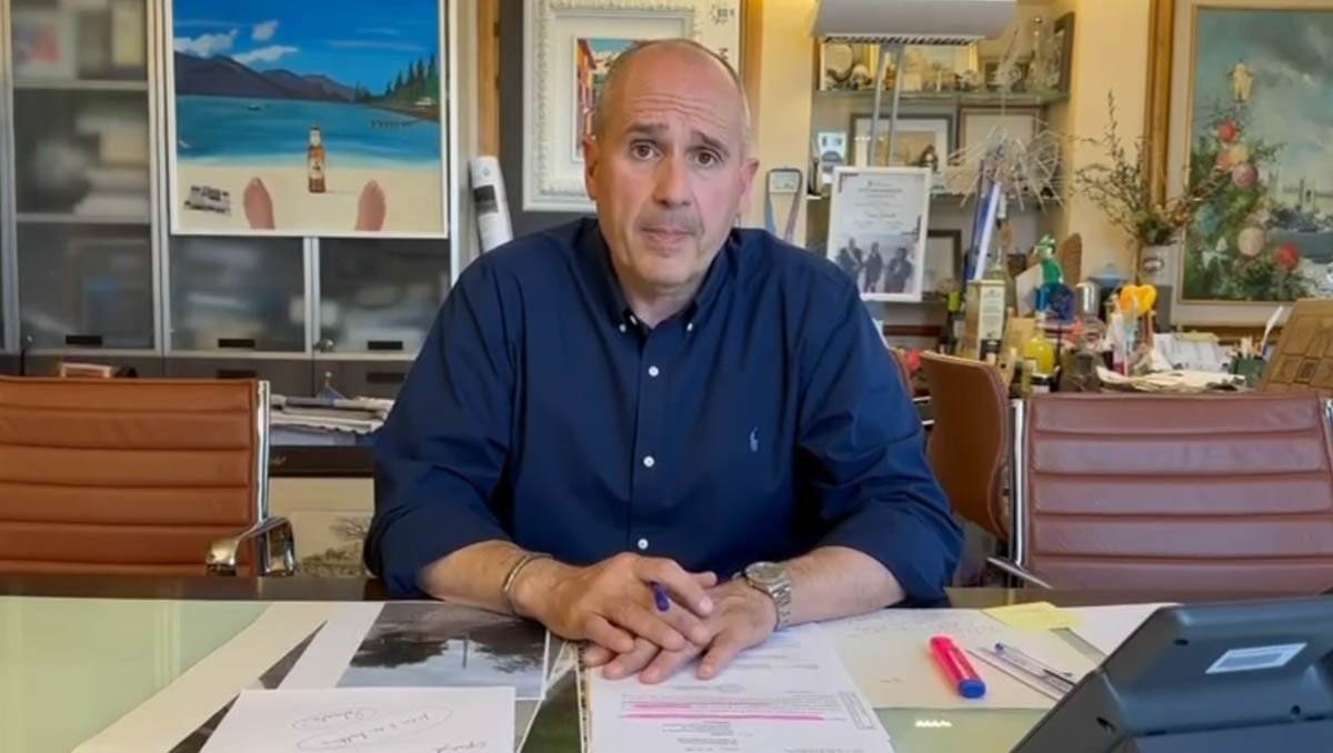 Stefano Nicotra, sindaco di Torri del Benaco virus