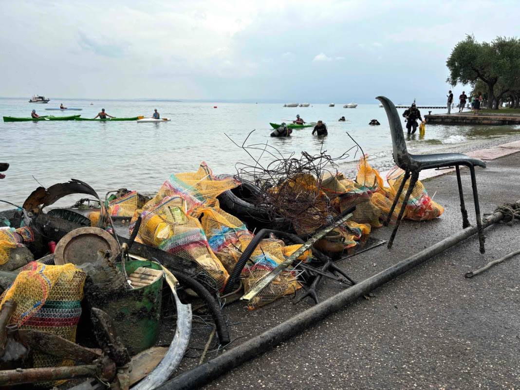 Bardolino - rifiuti - Lago pulito 2024