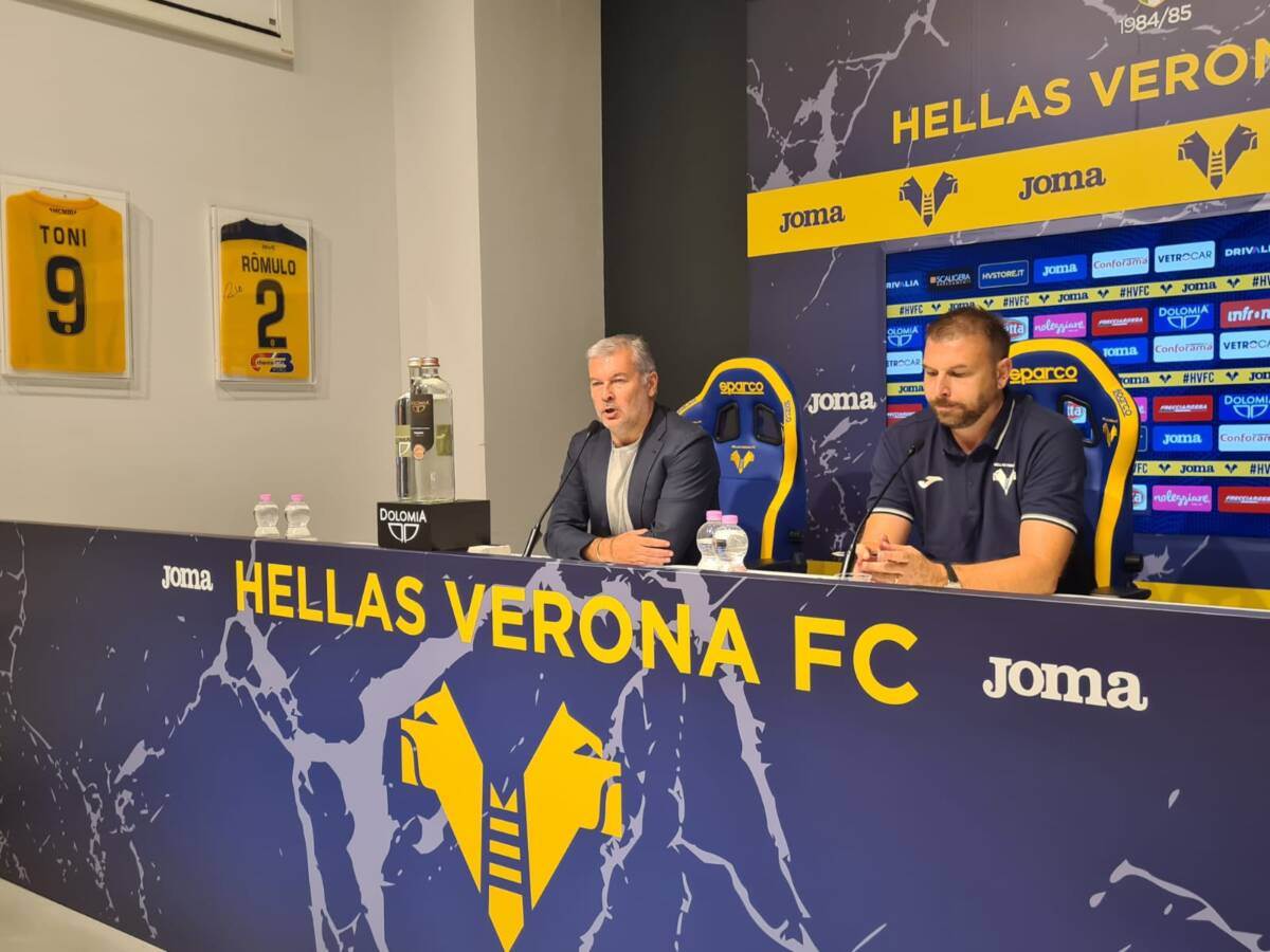 Hellas Verona - presentazione Paolo Zanetti