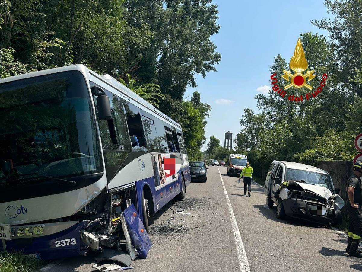 Incidente sulla Gardesana Orientale a Peschiera del Garda