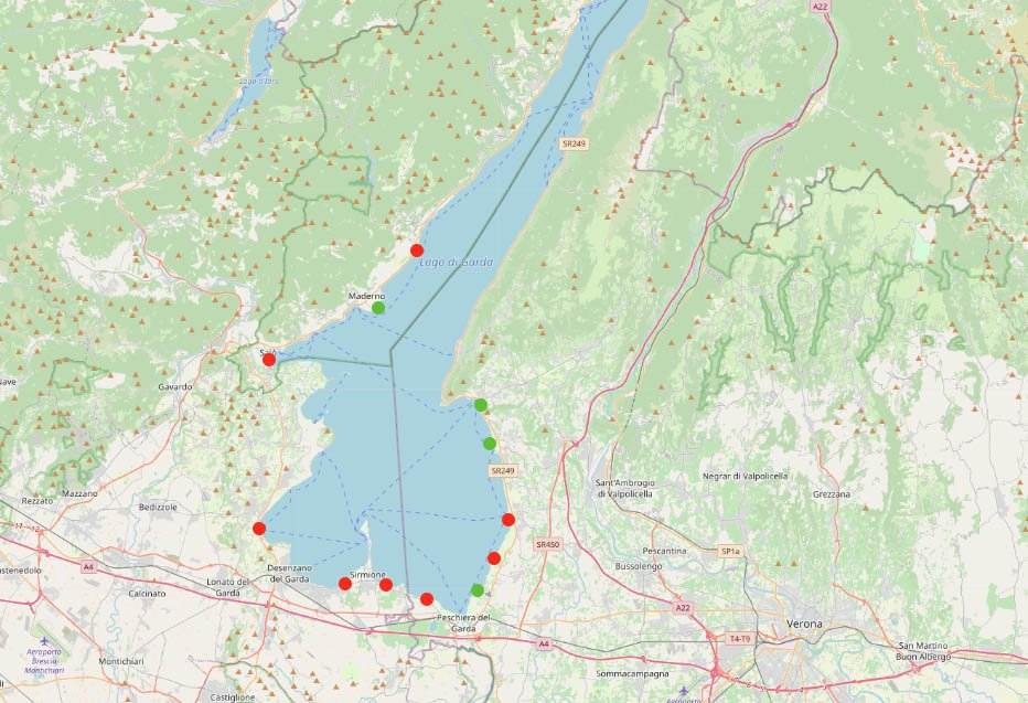 Lago di Garda siti inquinati - Goletta dei laghi 2024 Legambiente