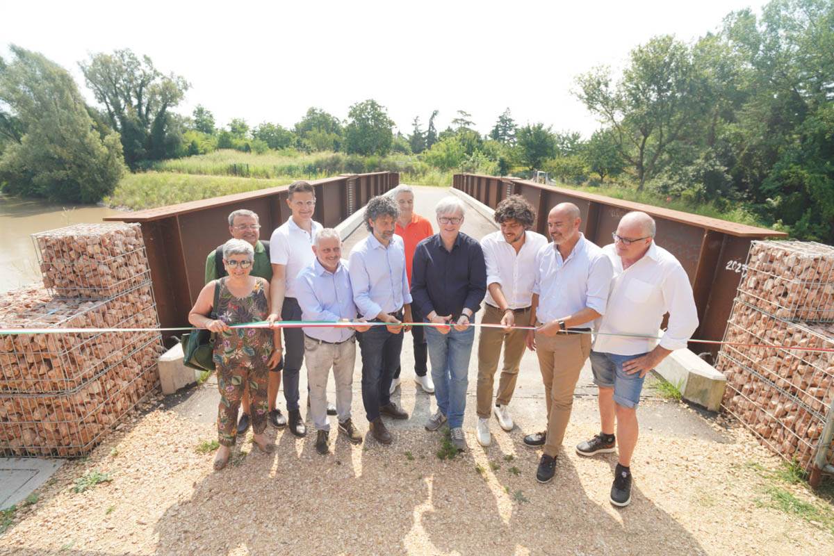 Inaugurazione nuovo ponte sull'Adige fra Pestrino e Basso Acquar