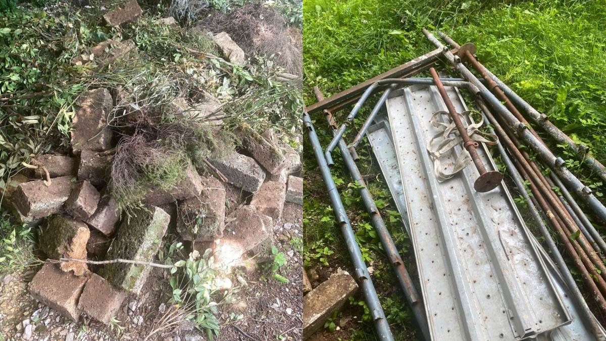 Rifiuti abbandonati Sant'Anna d'Alfaedo