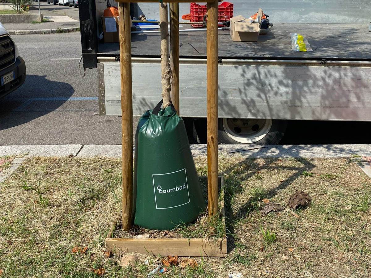 Sistema irrigazione goccia con sacchi