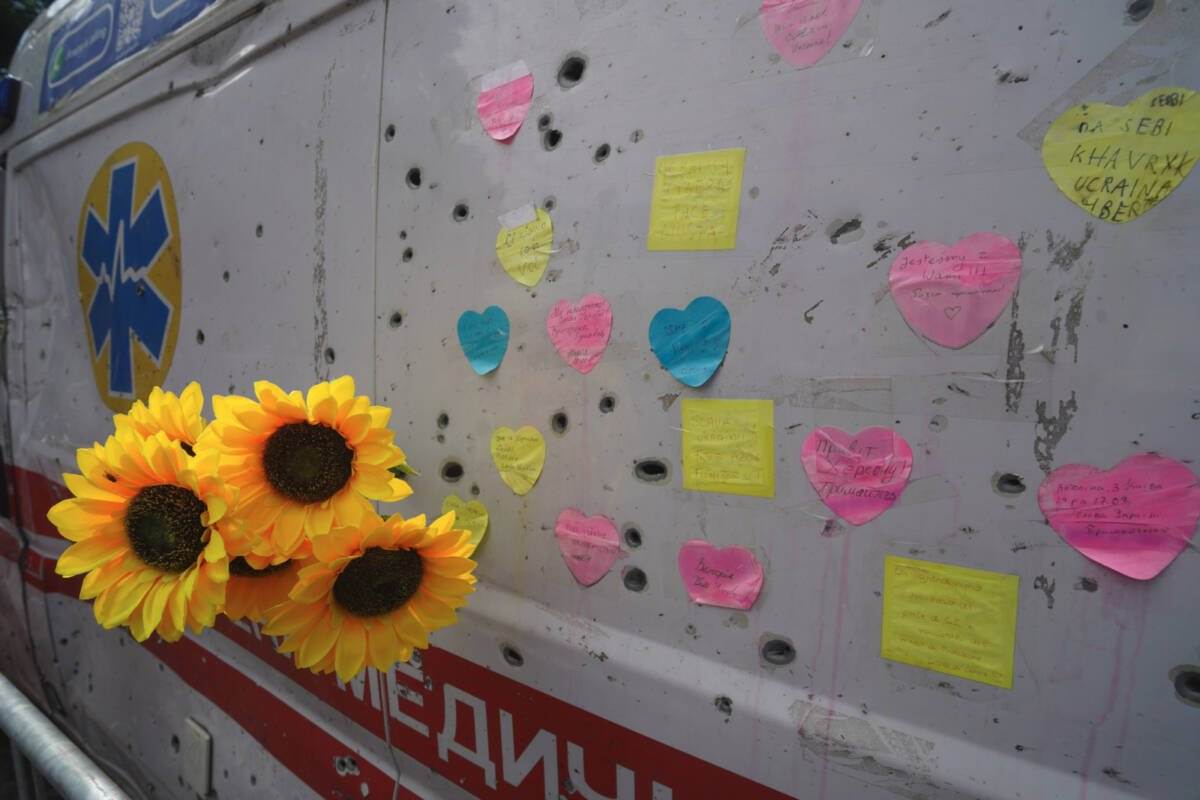 ambulanza mitragliata ucraina