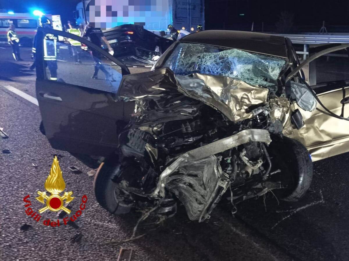 incidente a4 verona est