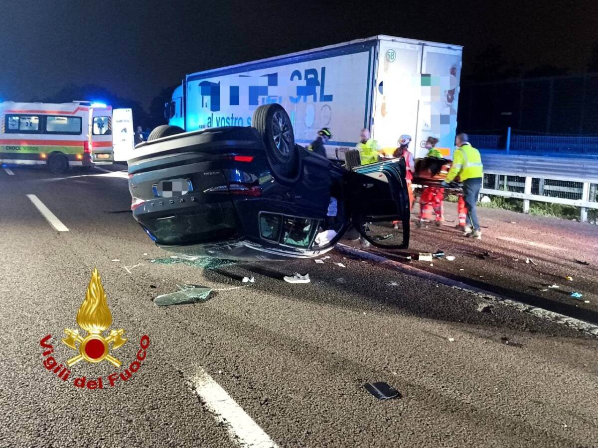 incidente a4 verona est