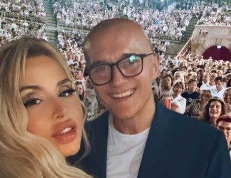 Valeria Marini e Alfonso Signorini