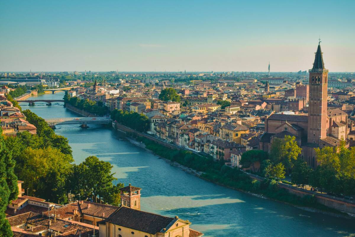 verona città panorama adige