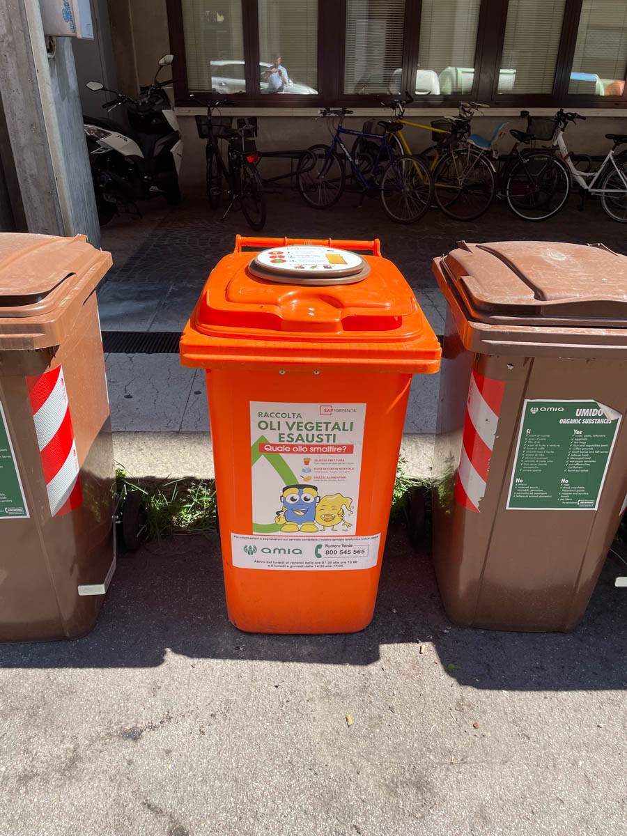 Amia Verona olio alimentare esausto