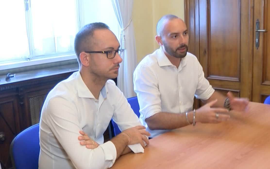 Paolo Rossi (Verona Domani) e Nicolò Zavarise (Lega)