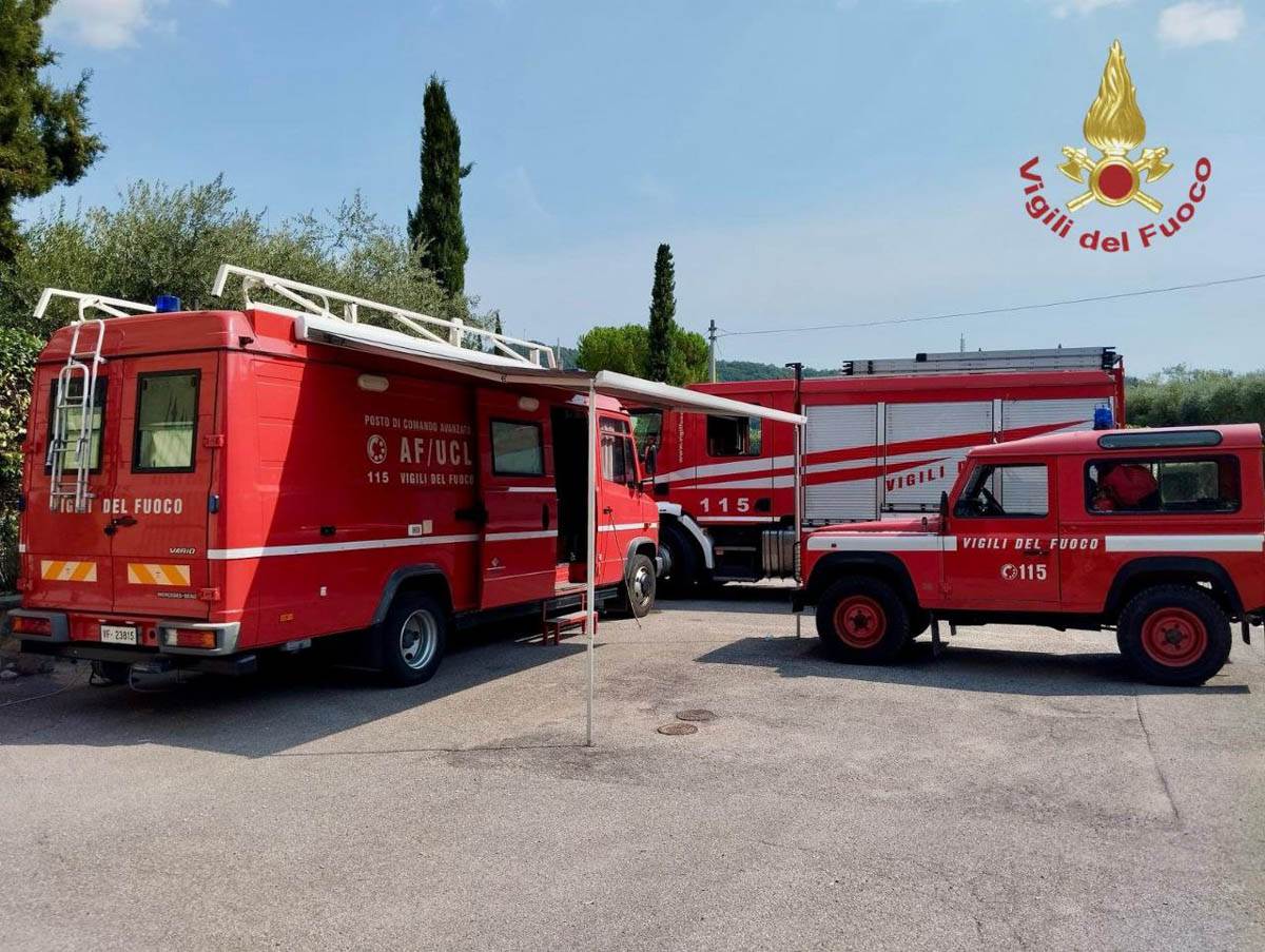 Vigili del fuoco - scomparso a Costermano