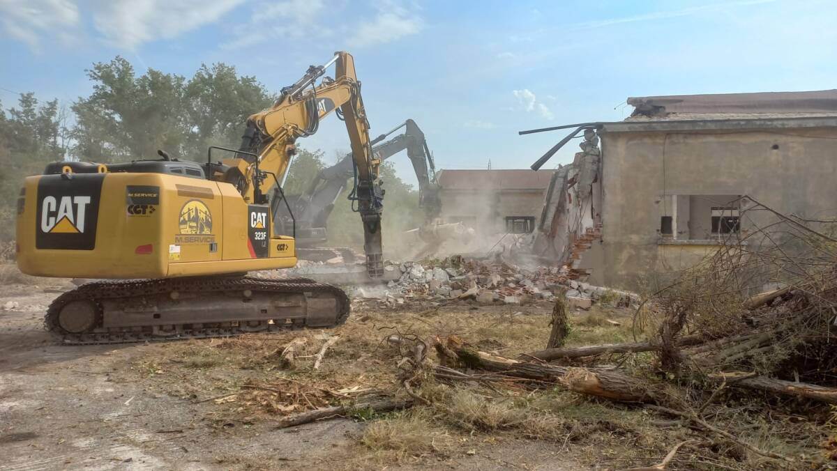 Ruspe in azione a Forte Santa Caterina