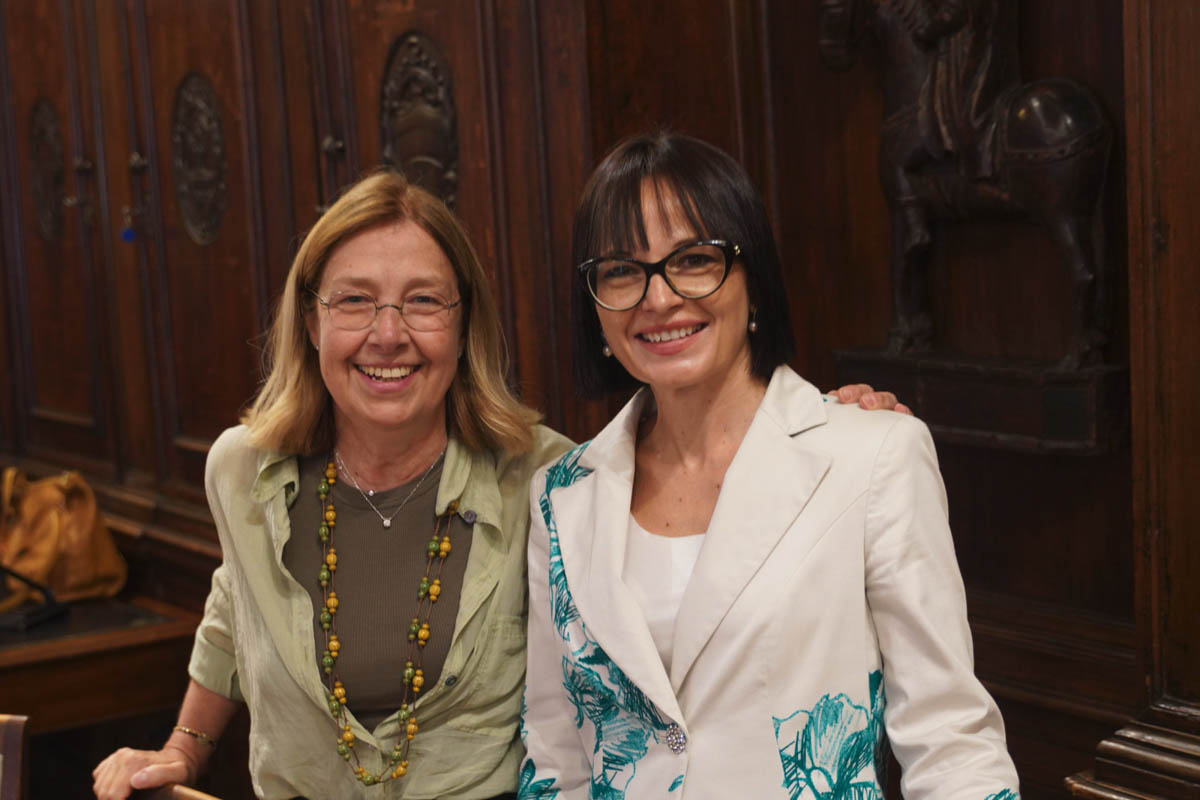 L'assessora Luisa Ceni e la presidente di Agec Anita Viviani