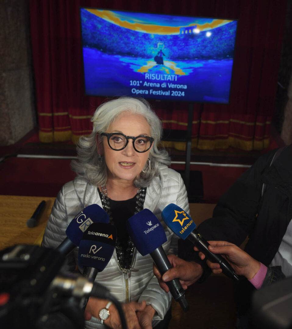 La Soprintendente di Fondazione Arena Cecilia Gasdia