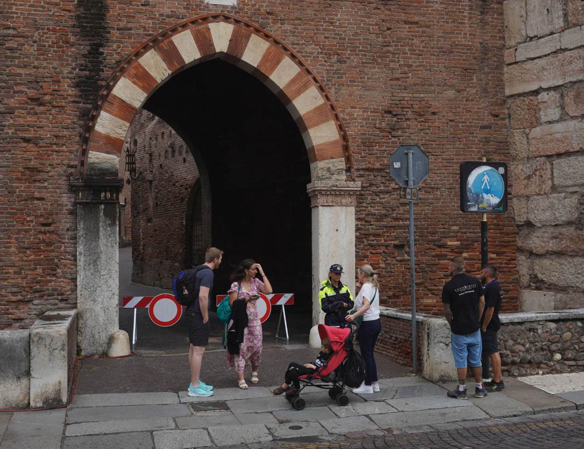 Castelvecchio è la sede della cerimonia di inaugurazione del G7 Parlamenti a Verona