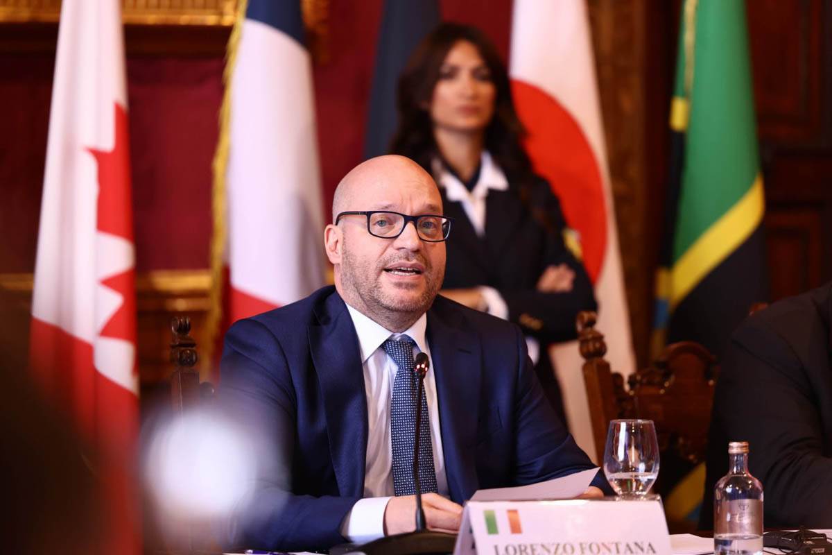 Lorenzo Fontana, presidente della Camera dei Deputati