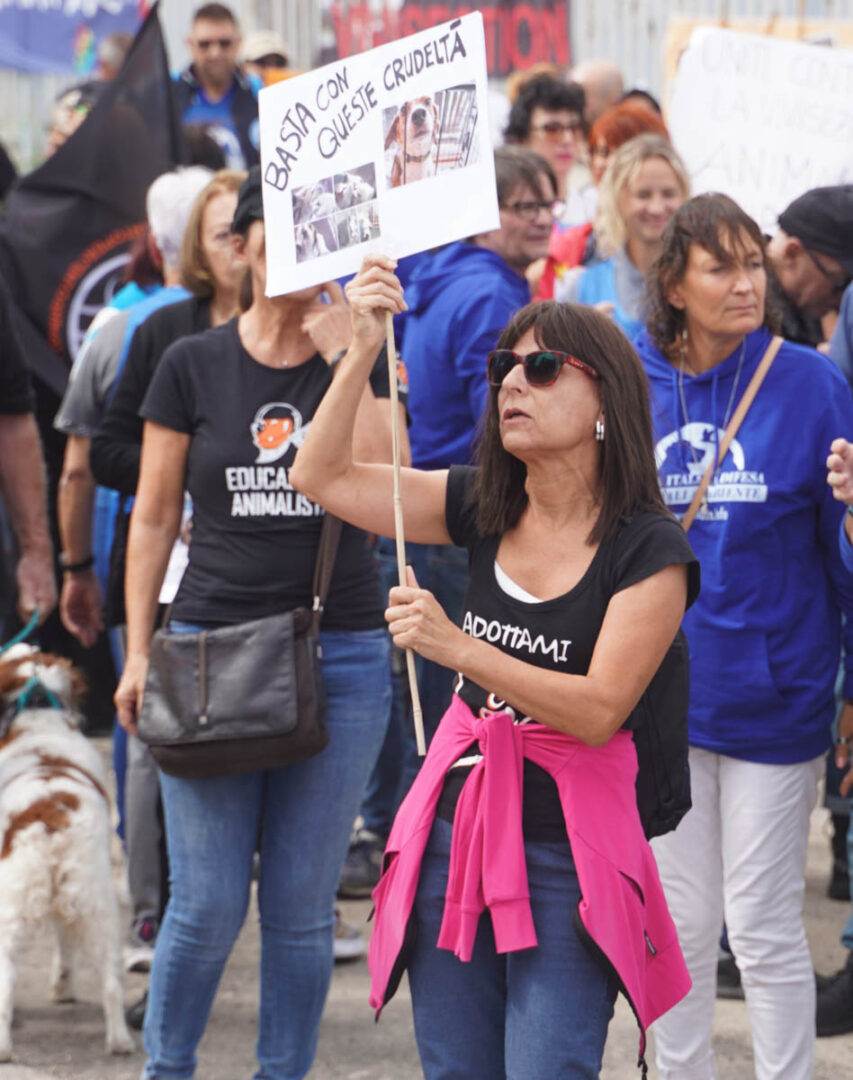 Manifestazione animalisti Aptuit
