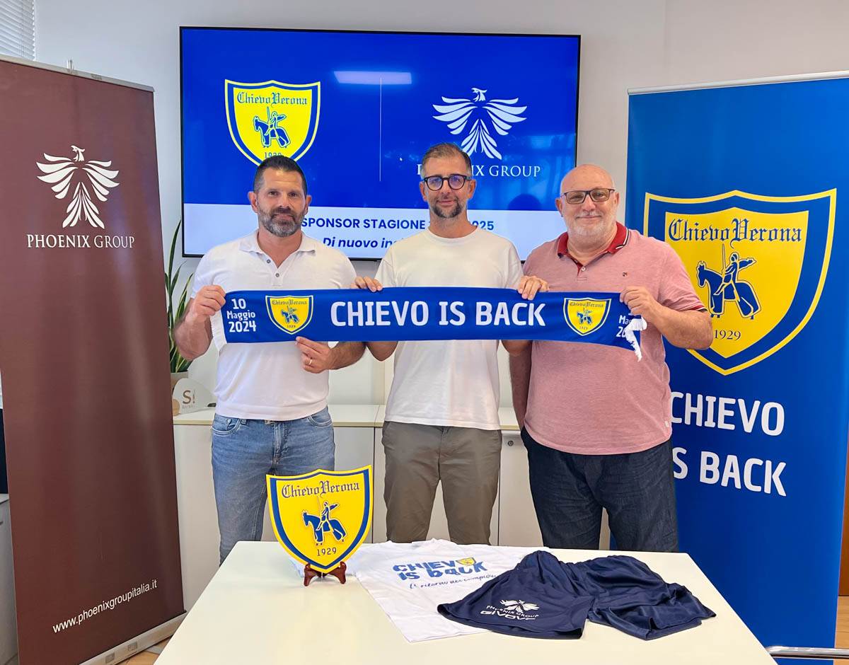 Phoenix Capital e ChievoVerona - Sergio Pelissier, Alberto Fezzi, Enzo Zanin