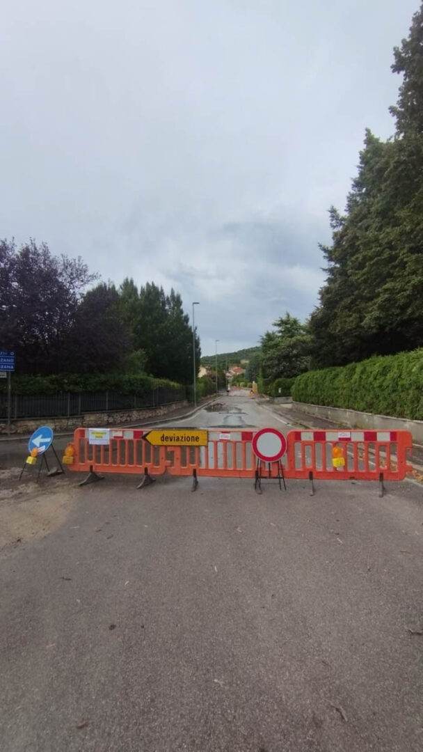 Santa Maria in Stelle, danni al manto stradale