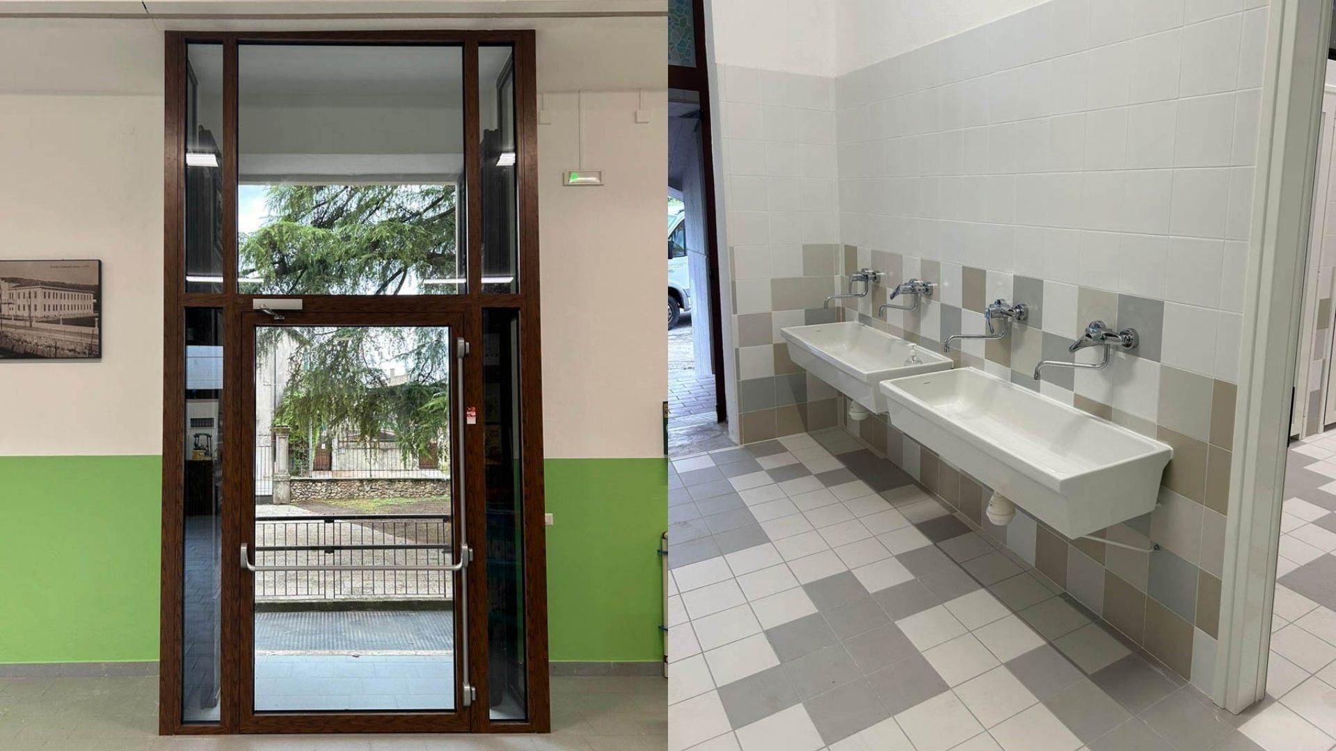 Lavori di ammodernamento alla scuola elementare di Soave