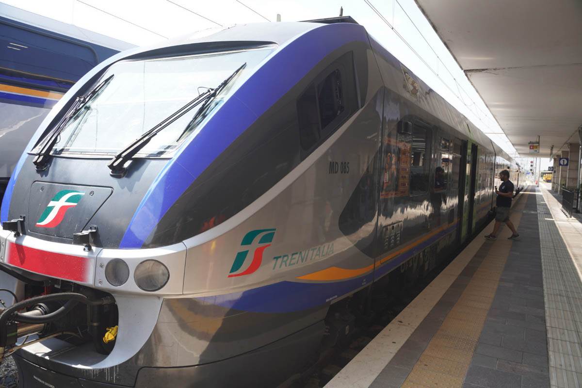 Treno Verona-Rovigo - stazione Porta Nuova