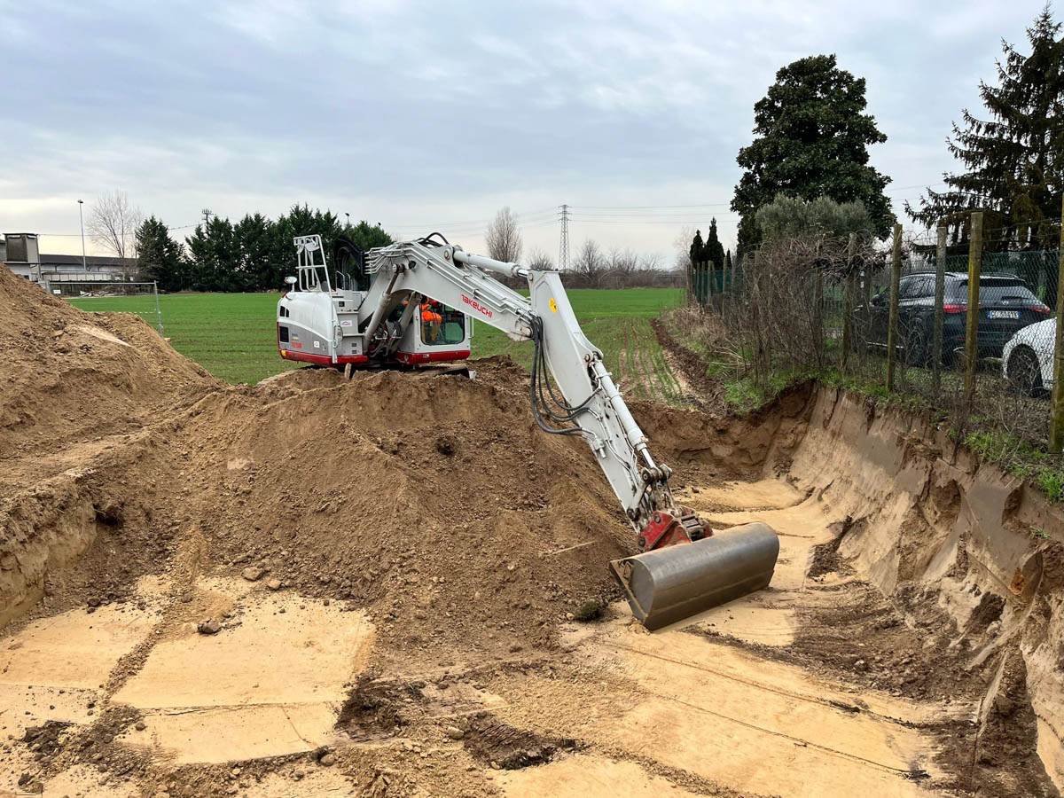 Cantiere di Acque Veronesi a Cerea
