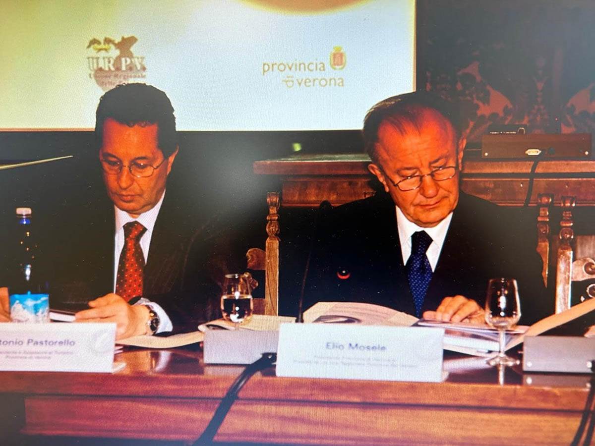 Antonio Pastorello ed Elio Mosele