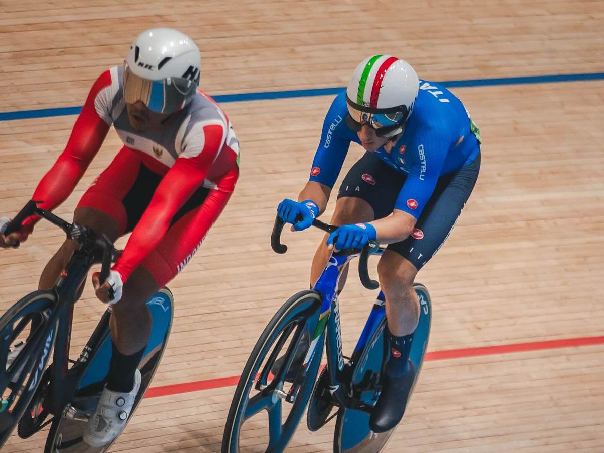 Elia Viviani - Mondiali 2024 Ballerup (Foto Federciclismo)