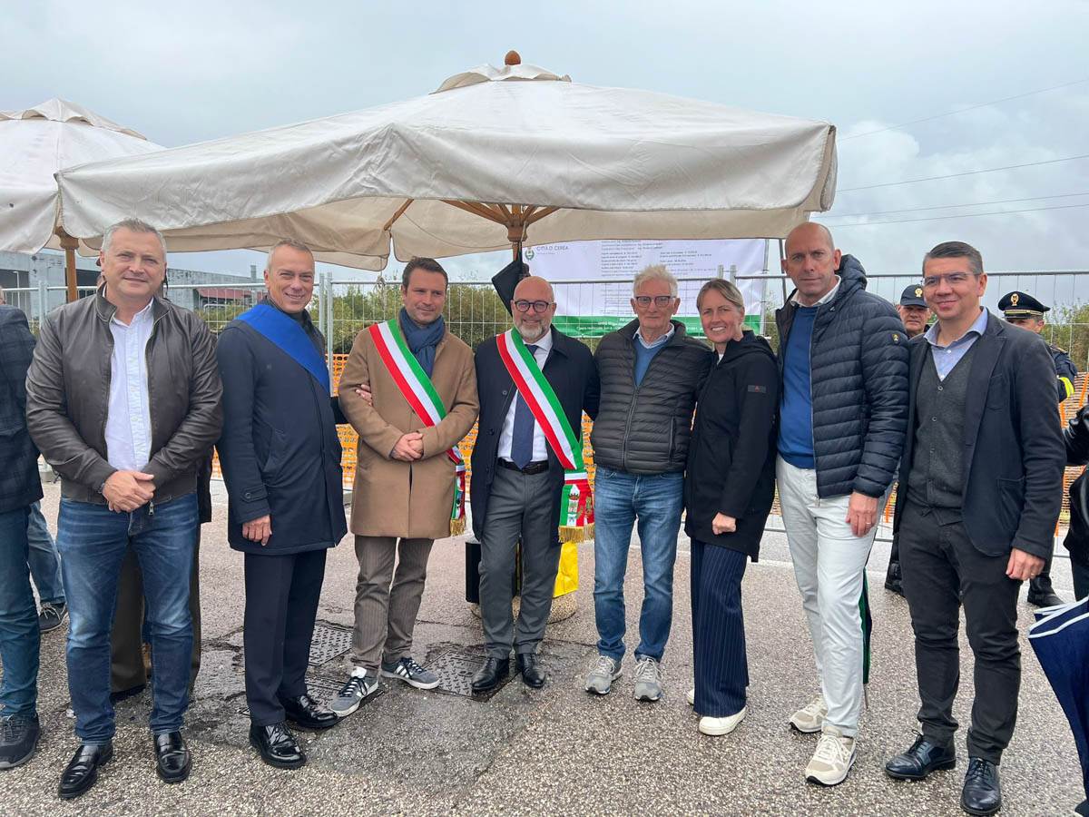 Nuova bretella tra Cerea e Legnago: la posa della prima pietra