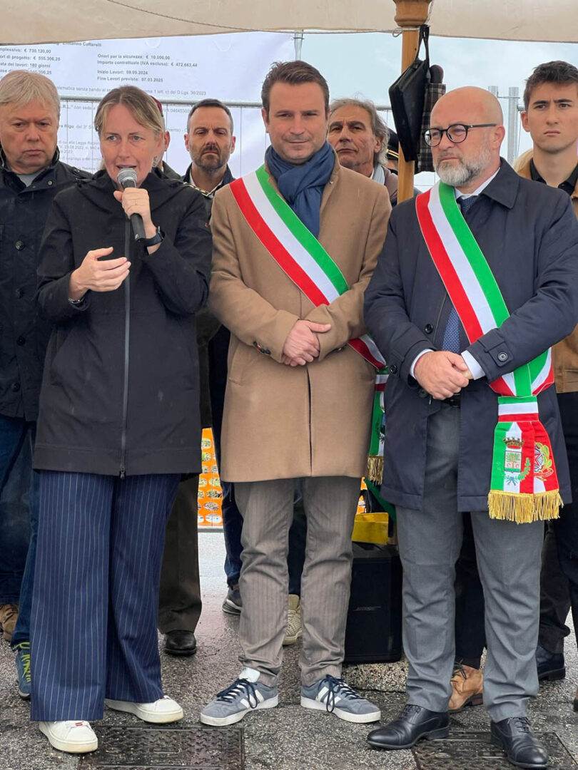 Nuova bretella tra Cerea e Legnago: la posa della prima pietra