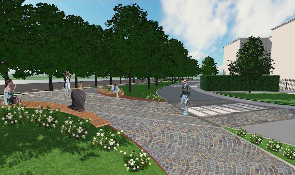 Piazzetta Bra Molinari - Verona - rendering