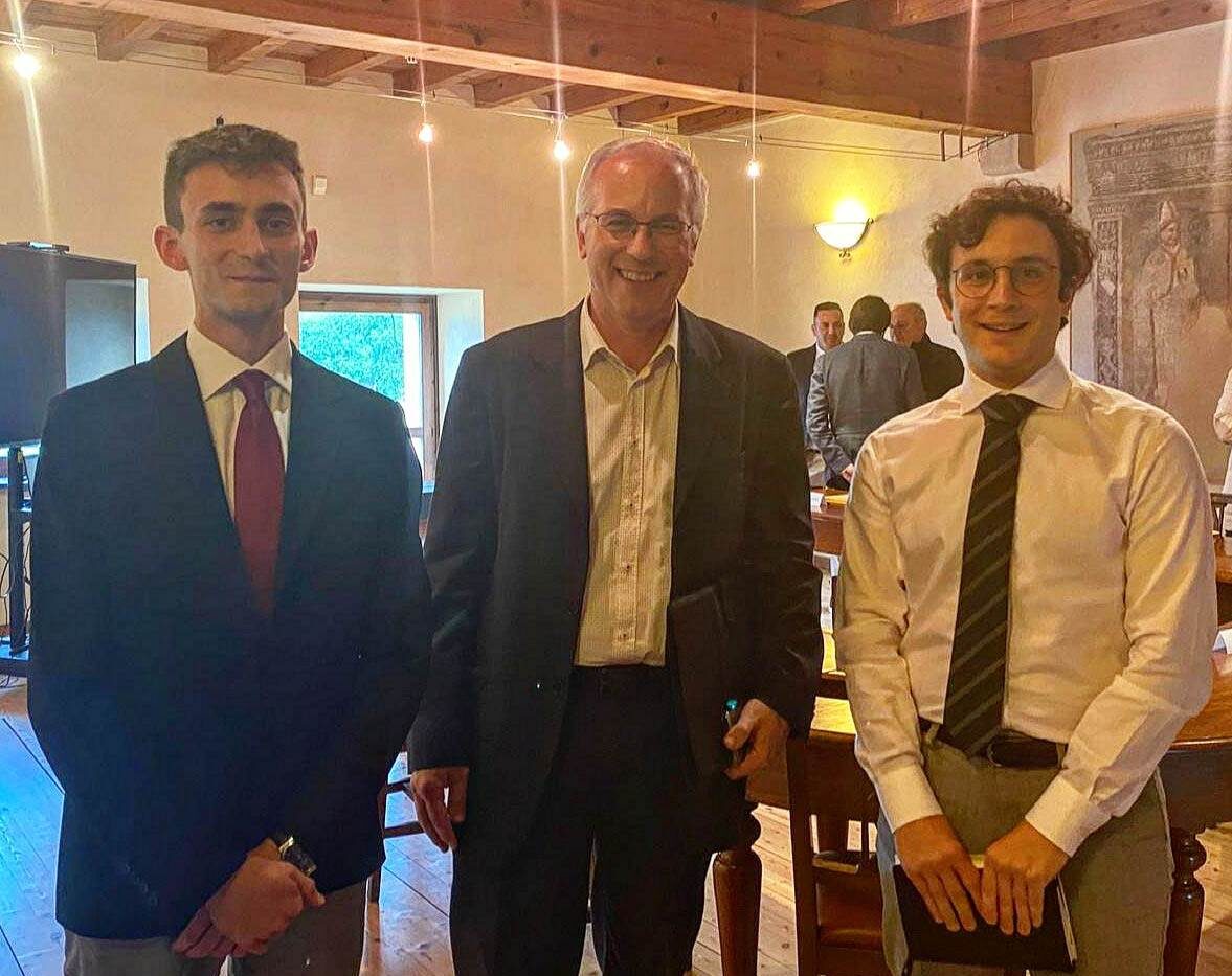 San Zeno di Montagna - Da sinistra a destra Bonafini, Bertolotti e Guarelli