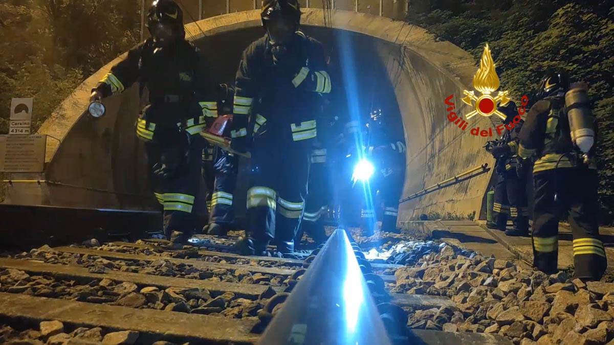 Simulazione incidente ferroviario Galleria Ceraino (14)