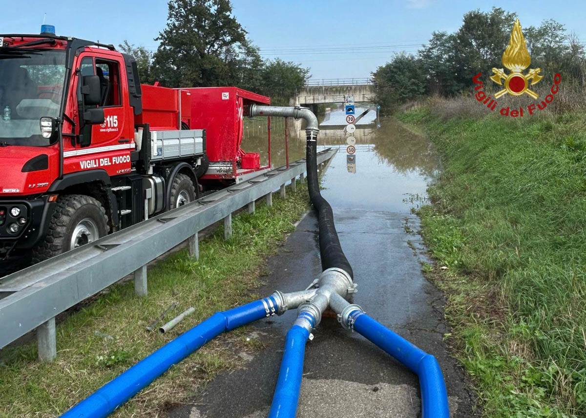 alluvione emilia romagna vigili del fuoco verona