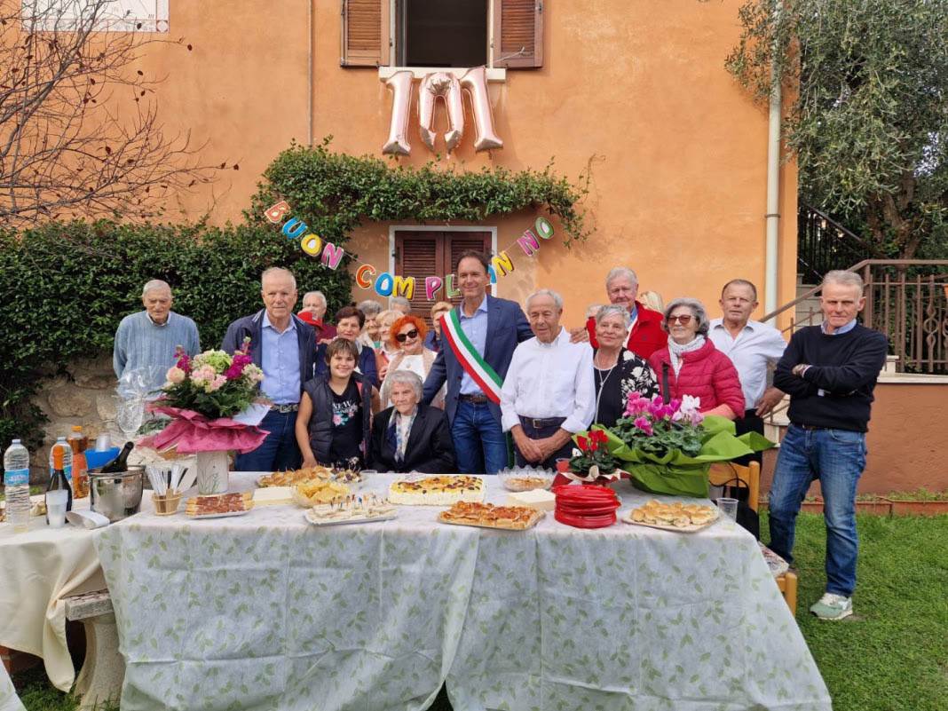 Bardolino Irma Marcolini centenaria