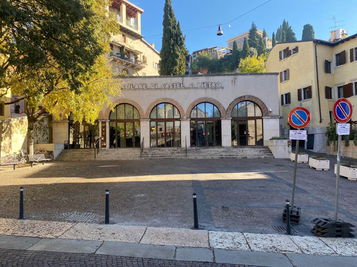 Funicolare Castel San Pietro - Piazzetta in via Fontanelle Santo Stefano - Verona