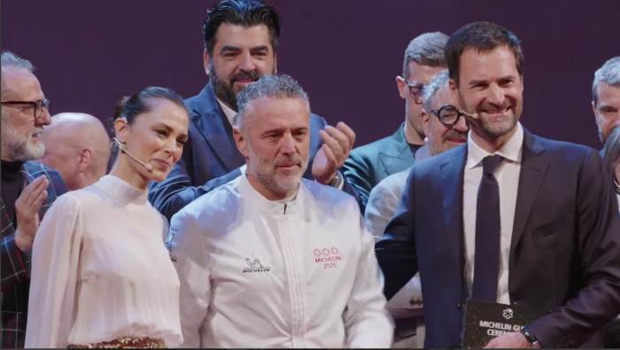 Giancarlo Perbellini - premiazione Michelin