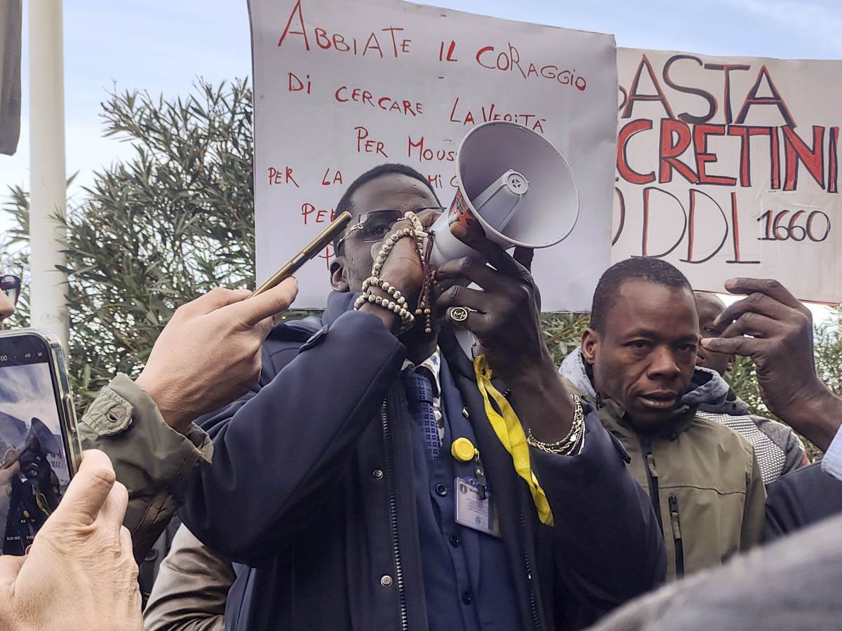 Manifestazione Verità e giustizia per Moussa Diarra 3