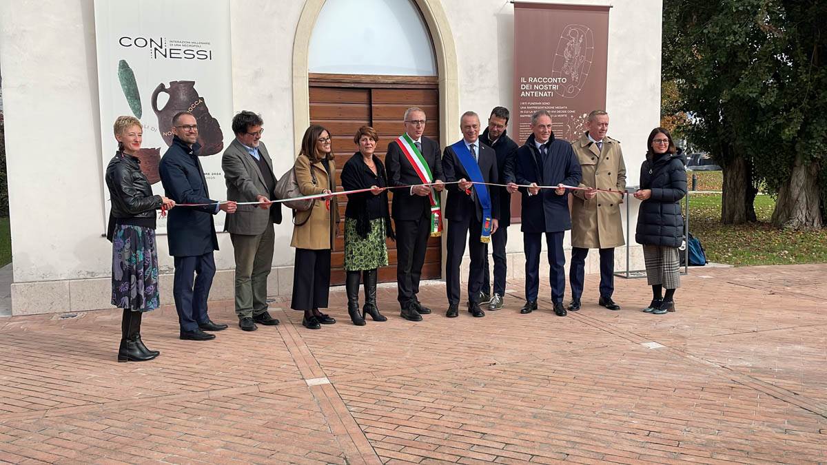 Mostra Con-Nessi - Necropoli Pradelle di Nogarole Rocca - Taglio del nastro