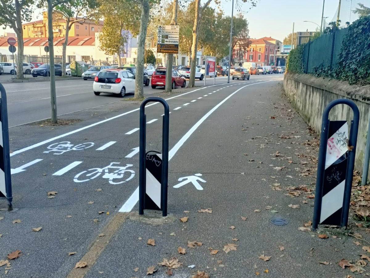 Pista ciclabile viale Galliano-viale Colombo