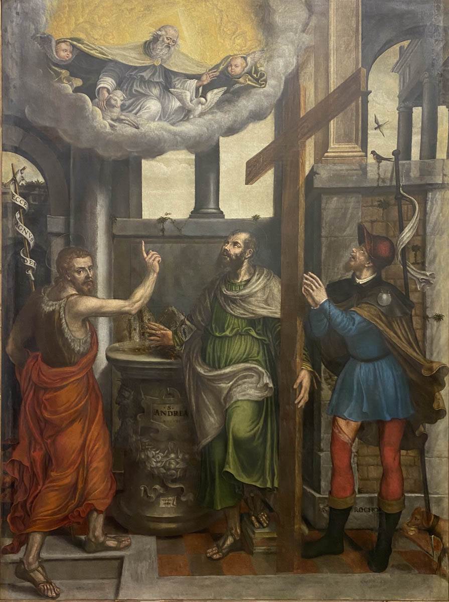 Tela di Sordo Mantovano a Orti di Bonavigo - Tela nella sua interezza dopo il restauro