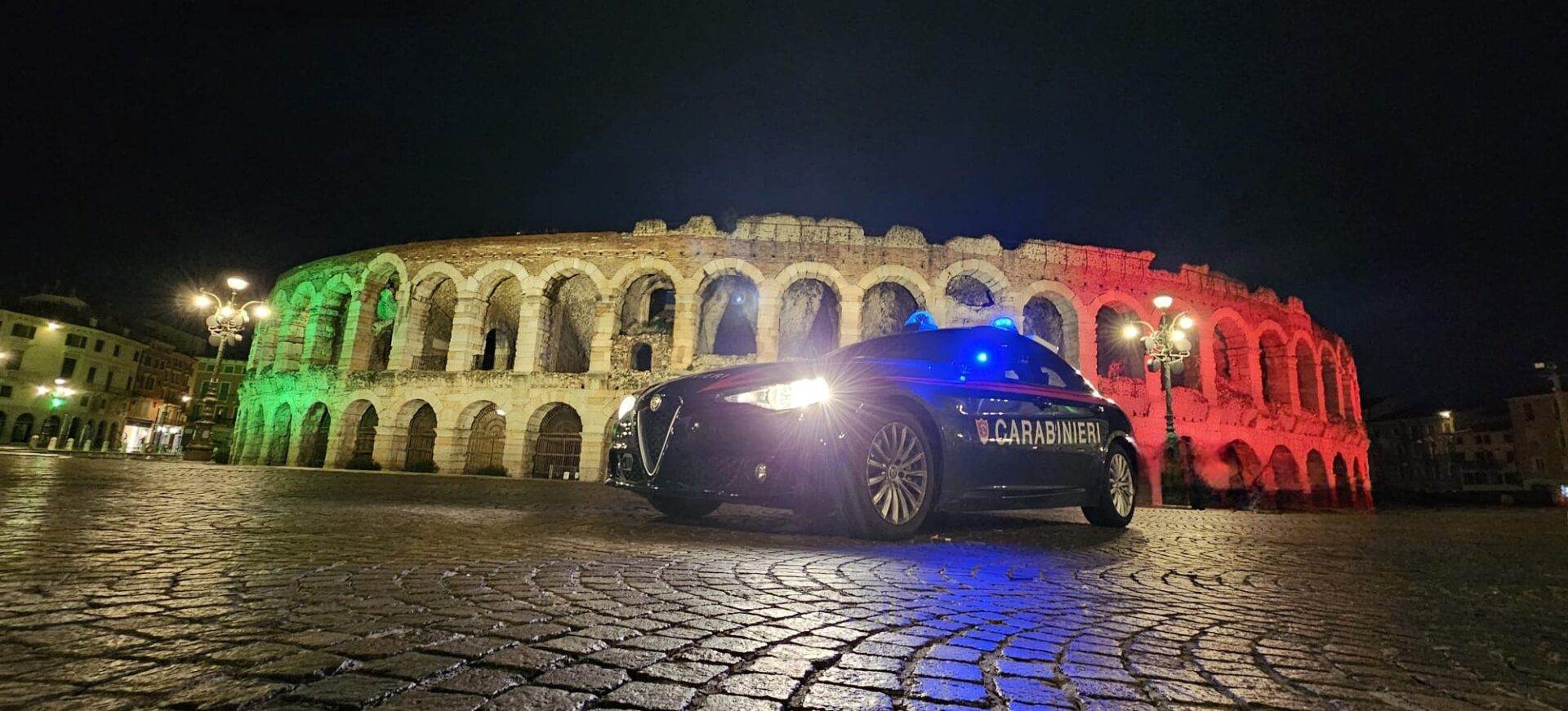 carabinieri verona furto rapina piazza bra