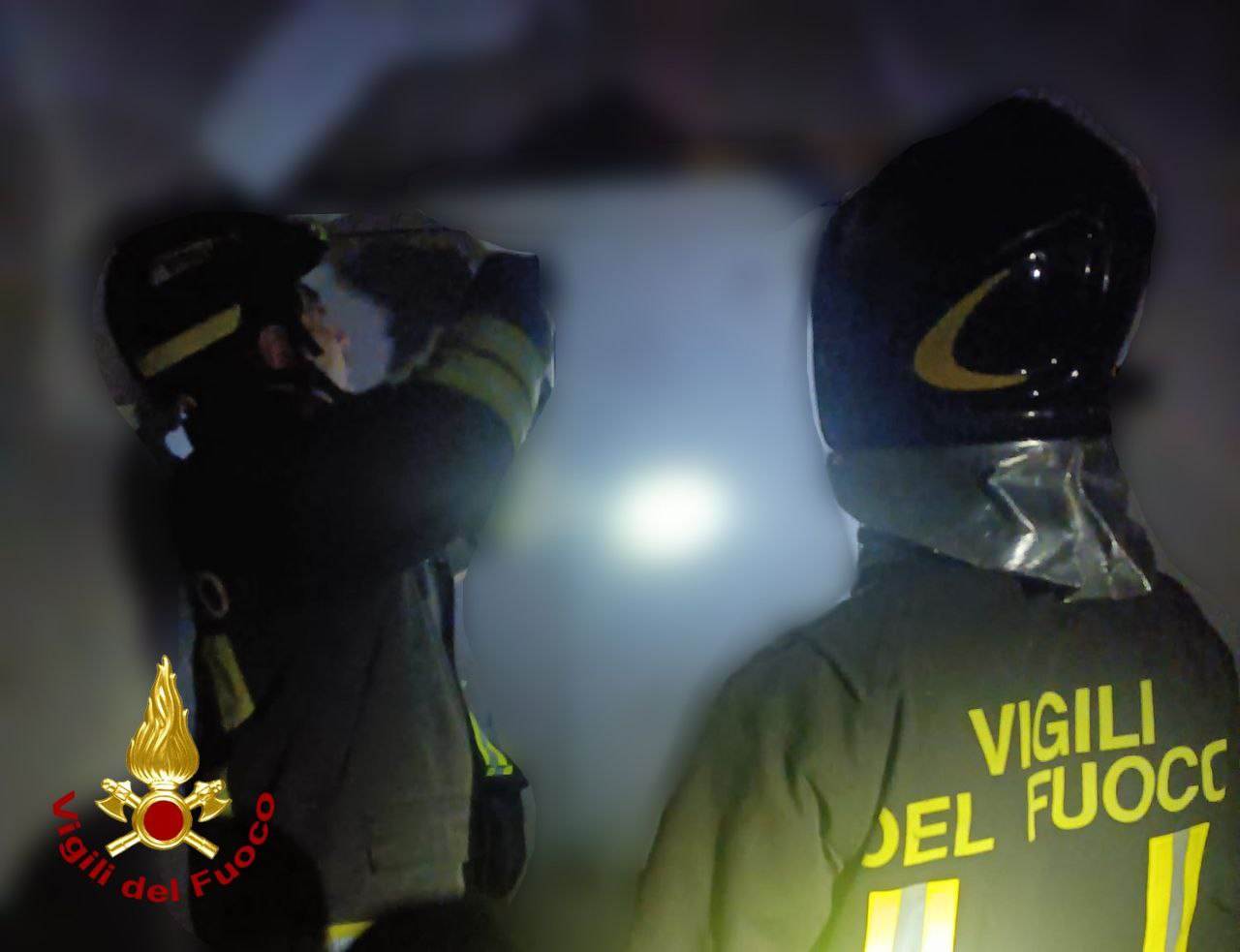 esplosione ronco all'adige incendio