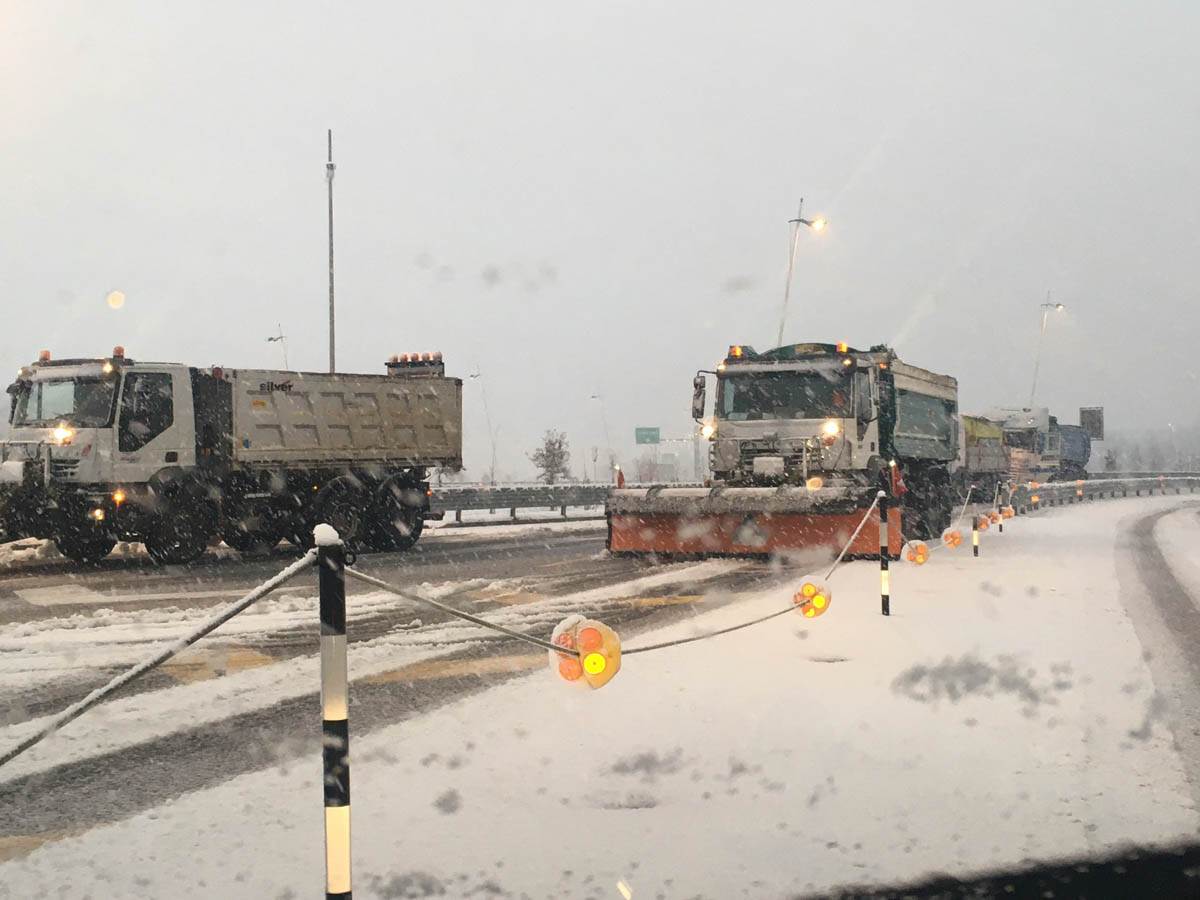 Operazione invernale in A4 Brescia-Padova